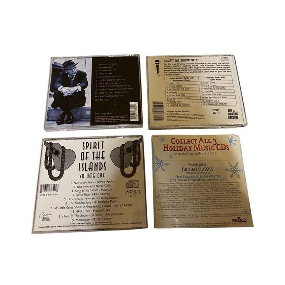 Lot of 4 Music CDs Frank Sinatra Spirit of the Islands Billboard 1963 Holiday - Picture 2 of 10